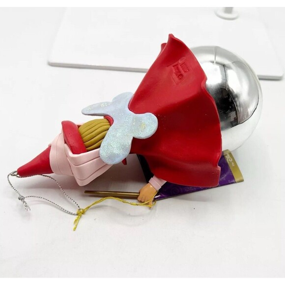 Disney Store Sleeping Beauty Fairy Fauna Enchanted Christmas Ornament Glass Clay - Picture 6 of 13